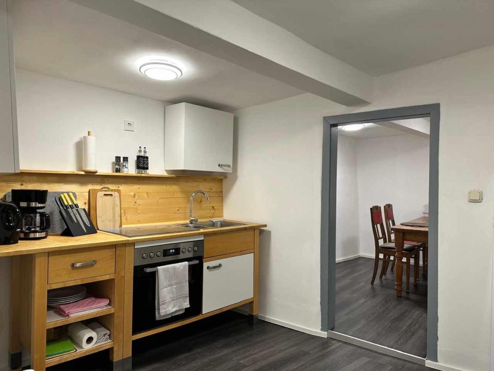 Charmante Ferienwohnung Im Gaesschen รูโดลชตัดท์ ภายนอก รูปภาพ